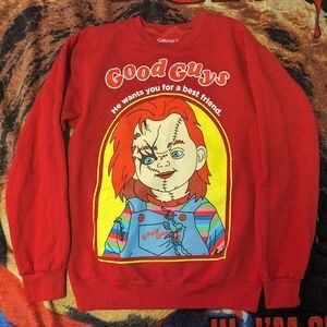 Red Chucky crewneck
